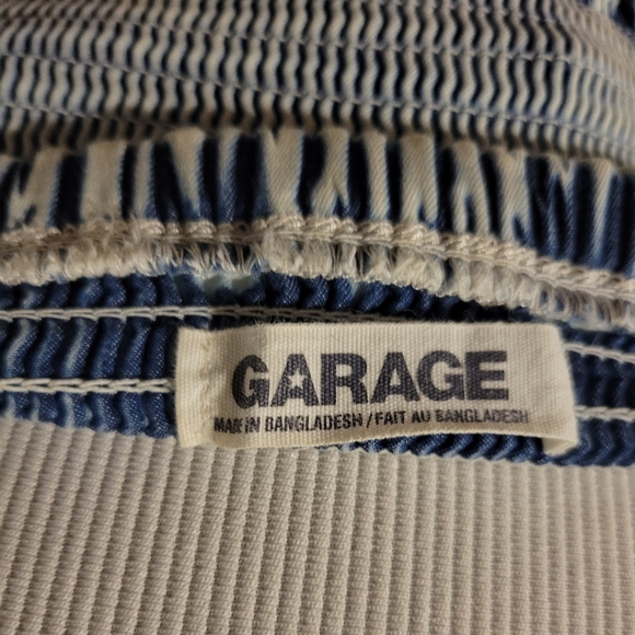 GARAGE FADED DENIM CROP TUBE TOP - Picture 10 of 11